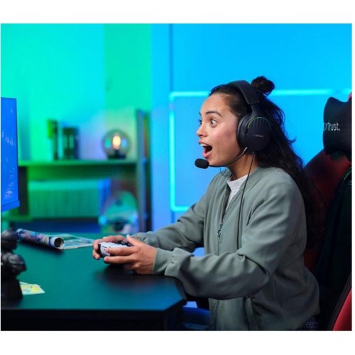 Гарнітура дротова, ігрова Trust GXT 490 Fayzo Black (24900)