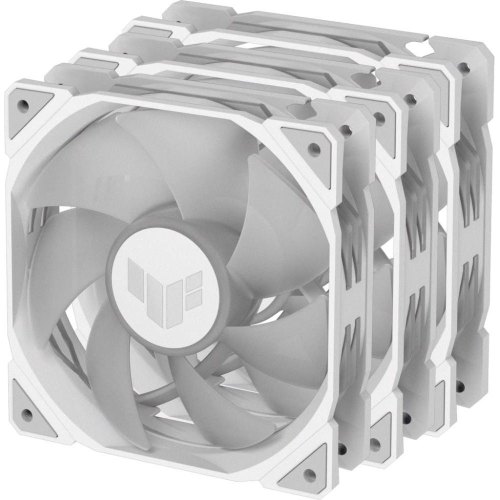 Набір вентиляторів для корпусу Asus TUF Gaming TR120, 120мм, 3шт, ARGB, White (90DA0093-B09020)