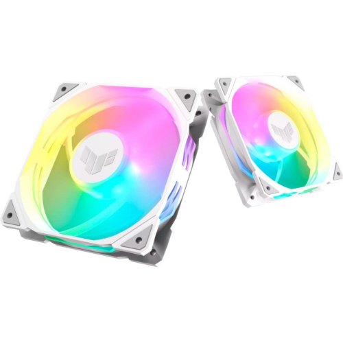 Набір вентиляторів для корпусу Asus TUF Gaming TR120, 120мм, 3шт, ARGB, White (90DA0093-B09020)