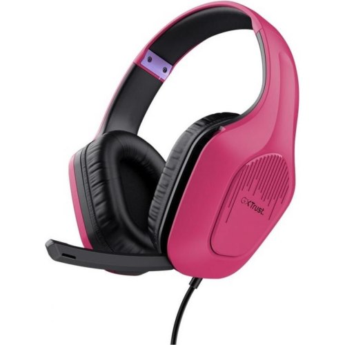 Гарнітура дротова, ігрова Trust GXT 415 Zirox Pink (24992)
