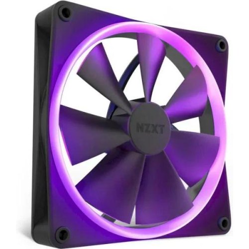 Вентилятор для корпусу NZXT F140 RGB Core, 140мм, Black (RF-C14SF-B1)