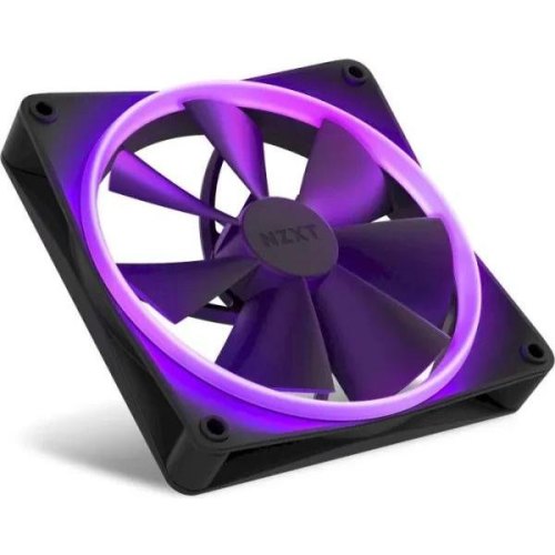 Вентилятор для корпусу NZXT F140 RGB Core, 140мм, Black (RF-C14SF-B1)