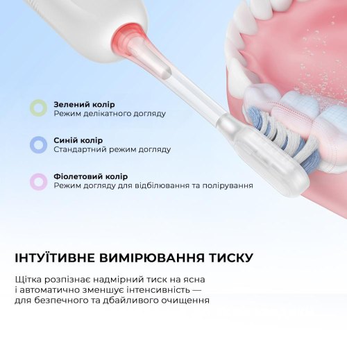 Електрична зубна щітка Mova Fresh, White (ATB13A-WH)