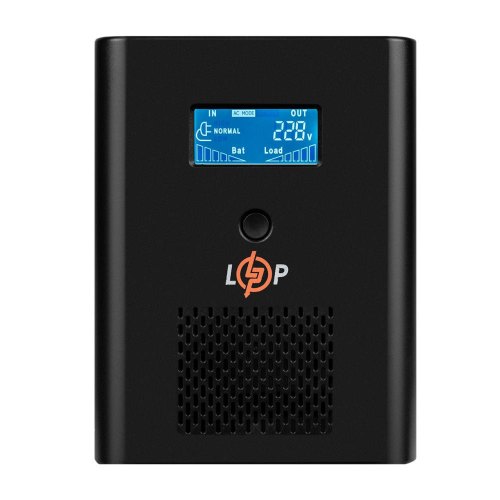 Джерело безперебійного живлення LogicPower LPE-B-PSW-800VA+, 500Вт, 10A, правильна синусоїда, 12V (LP30189)
