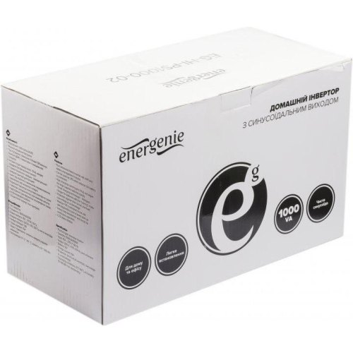 Джерело безперебійного живлення (інвертор) EnerGenie EG-HI-PS2000-02, 2000VA, 2xSchuko, під зовнішній акумулятор