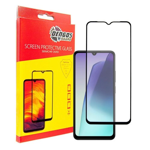 Захисне скло Dengos Full Glue, для Xiaomi Redmi Note 14 Pro, Black (TGFG-382)