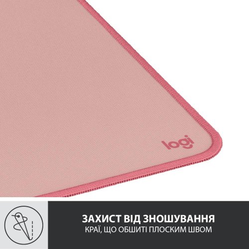 Килимок для миші Logitech Desk Mat Studio, Darker Rose (956-000053)