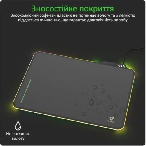 Килимок для миші Vertux Fluxpad, Black