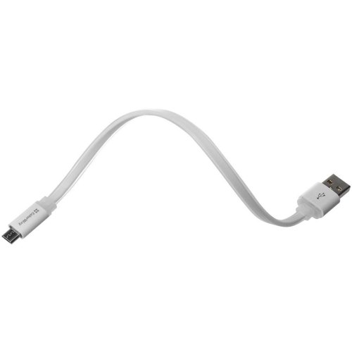 Кабель ColorWay, USB Type-A to MicroUSB, 0.25м, White (CW-CBUM-MUM25W)