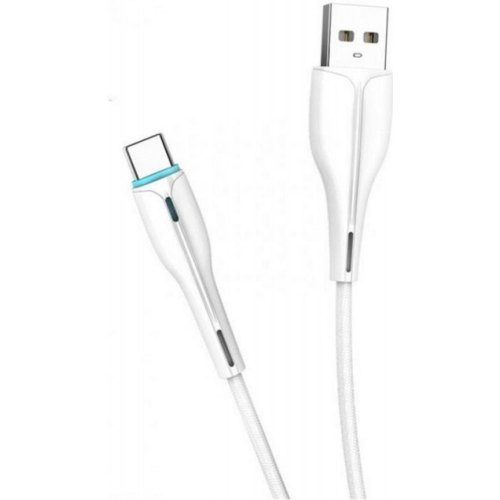 Кабель SkyDolphin S48T, USB Type-A to USB Type-C, 1м, White (SDUSB-000425)