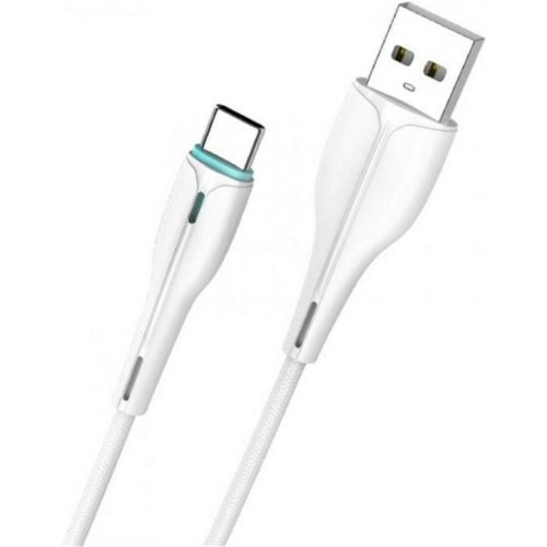 Кабель SkyDolphin S48T, USB Type-A to USB Type-C, 1м, White (SDUSB-000425)