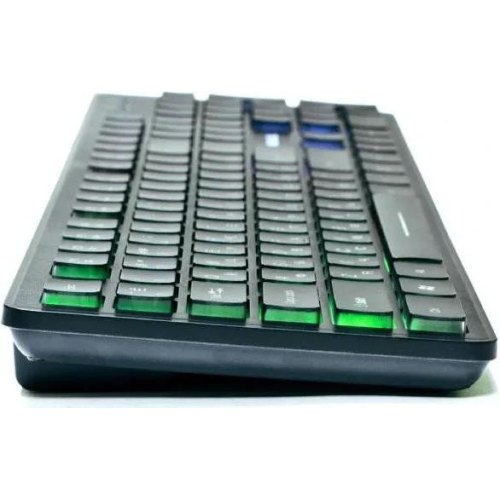 Клавіатура дротова REAL-EL Comfort 7070 Ukr, Black (EL123100018)