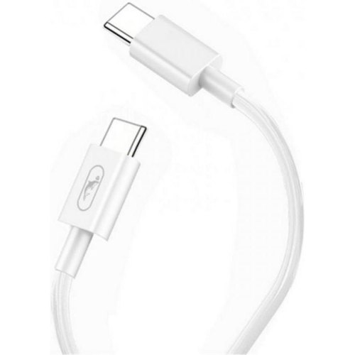 Кабель SkyDolphin S57T, USB Type-C to USB Type-C, PD 18W, 1м, White (USB-000546)