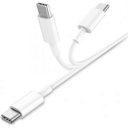 Кабель SkyDolphin S57T, USB Type-C to USB Type-C, PD 18W, 1м, White (USB-000546)
