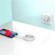 Кабель SkyDolphin S57T, USB Type-C to USB Type-C, PD 18W, 1м, White (USB-000546)
