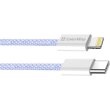 Кабель ColorWay, USB Type-C to Lightning, 3.0А, 1м, Purple (CW-CBPDCL061-PU)