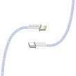 Кабель ColorWay, USB Type-C to Lightning, 3.0А, 1м, Purple (CW-CBPDCL061-PU)