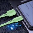 Кабель ColorWay, USB Type-A to USB Type-C, 2.4А, 1м, Green (CW-CBUC042-GR)