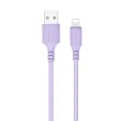 Кабель ColorWay, USB Type-A to Lightning, 2.4А, 1м, Purple (CW-CBUL044-PU)