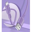 Кабель ColorWay, USB Type-A to Lightning, 2.4А, 1м, Purple (CW-CBUL044-PU)