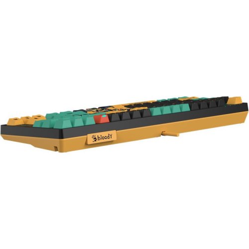 Клавіатура дротова A4Tech Bloody AT87 RGB Renegade Black/Yellow