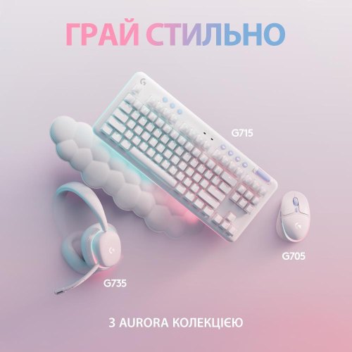 Клавіатура дротова Logitech G713 Linear, White (920-010678)