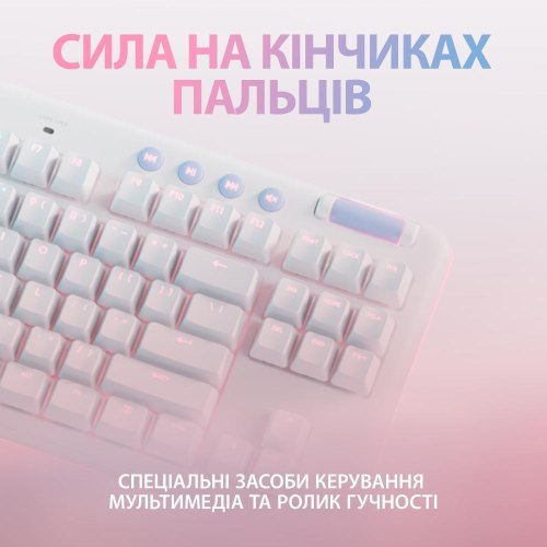 Клавіатура дротова Logitech G713 Linear, White (920-010678)