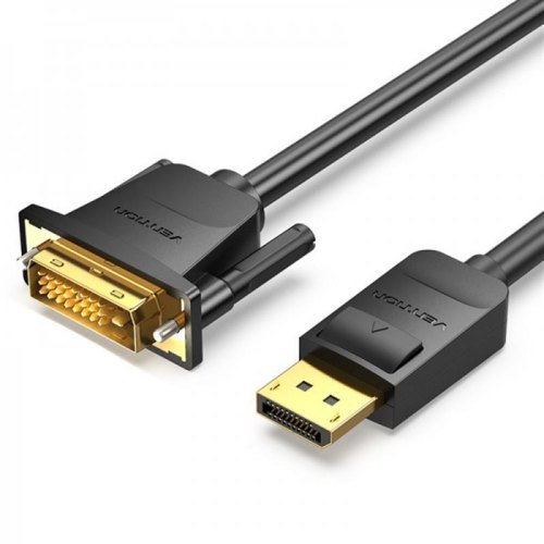 Кабель Vention, DisplayPort to DVI, 1м, Black (HAFBF)