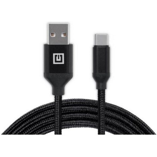 Кабель REAL-EL Premium Fabric, USB Type-A to USB Type-C, 2м, Black (EL123500047)