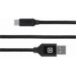 Кабель REAL-EL Premium Fabric, USB Type-A to USB Type-C, 2м, Black (EL123500047)