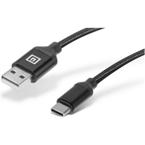 Кабель REAL-EL Premium Fabric, USB Type-A to USB Type-C, 2м, Black (EL123500047)