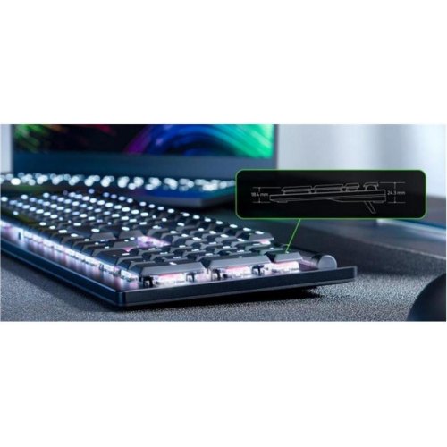 Клавіатура дротова Razer DeathStalker V2 Red Switch, Black (RZ03-04500100-R3M1)