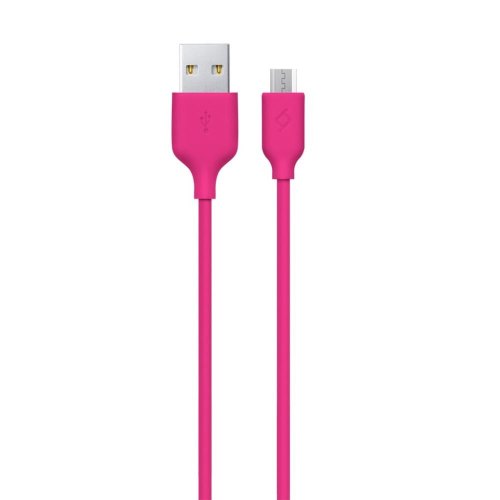 Кабель Ttec, USB Type-A to MicroUSB, 1.2м, Pink (2DK7530P)