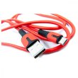 Кабель Dengos, USB Type-A to MicroUSB, 1м, Red (PLS-M-IND-SOFT-RED)