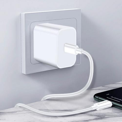 Кабель ColorWay, USB Type-C to USB Type-C, PD Fast Charging 65W, 3А, 1м, White (CW-CBPDCC055-WT)