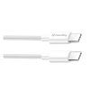 Кабель ColorWay, USB Type-C to USB Type-C, PD Fast Charging 65W, 3А, 1м, White (CW-CBPDCC055-WT)