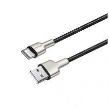 Кабель ColorWay, USB Type-A to USB Type-C, 2.4А, 1м, Black (CW-CBUC046-BK)