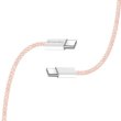Кабель ColorWay, USB Type-C to USB Type-C, 3А, 1м, Pink (CW-CBPDCC061-P)