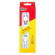 Кабель Dengos, USB Type-A to USB Type-C. 1м, White (PLS-TC-6A-WHITE)