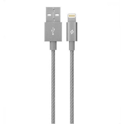 Кабель Ttec AlumiCable, USB Type-A to Lightning, 1.2м, Space Gray (2DKM02UG)