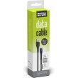 Кабель ColorWay, USB Type-A to MicroUSB, LED, 2.4А, 1м, Black (CW-CBUM034-BK)