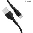 Кабель Proda PD-B47m, USB Type-A to MicroUSB, 1м, Black (PD-B47m-BK)