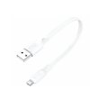 Кабель Foneng X107, USB Type-A to MicroUSB, 2.1A, 0.25м, White (X107-CA-MU)