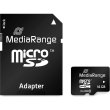 Карта пам'яті MediaRange, 16GB, MicroSDHC, Class 10, читання 45Мб/с, запис 12Мб/с, SD-адаптер (MR958)