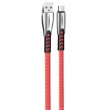 Кабель ColorWay, USB Type-A to MicroUSB, 2.4А, 1м, Red (CW-CBUM011-RD)