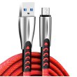 Кабель ColorWay, USB Type-A to MicroUSB, 2.4А, 1м, Red (CW-CBUM011-RD)