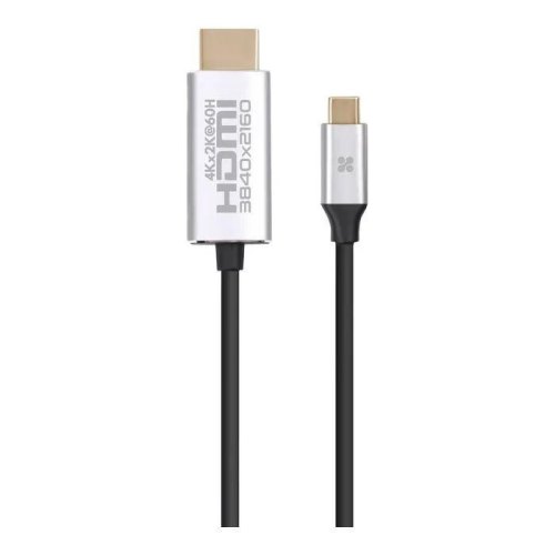 Кабель Promate, HDMI to USB Type-C, v2.0, 1.8м, Grey (hdlink-60h.grey)
