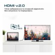 Кабель Promate, HDMI to USB Type-C, v2.0, 1.8м, Grey (hdlink-60h.grey)