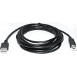 Кабель REAL-EL Pro, USB Type-A to USB Type-B, v2.0, 2м, Black (EL123500026)