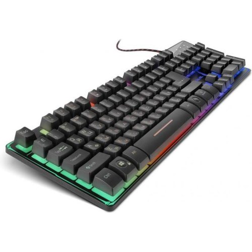 Клавіатура дротова REAL-EL Gaming 8700, Black (EL123100015)